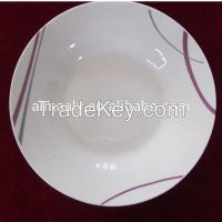 ceramic porcelain soup plate / ceramic deep dish dinner plates