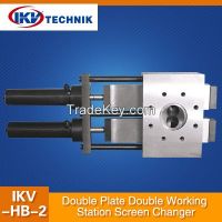 Double Plate Double Working Station Screen Changer