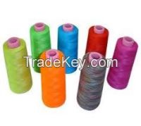 100% ring spun polyester yarn