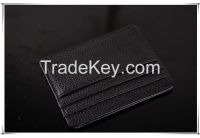 Genuine leather credit card holder, ATM Card holder wholesale