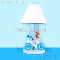 Fancy bicycle childrens blue table lamps