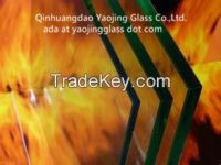 High quality fire resistant, fireproof glass