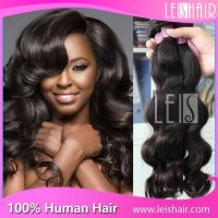 single donor virgin body wave peruvian hair extension durable remy hair extension