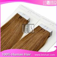 Pu skin weft tape in human hair extension double drawn quality tape hair extension