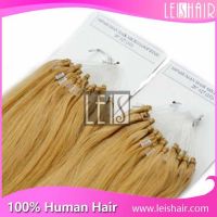 popular factory sale top grade micro rings loop remy hair extension