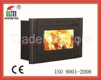 panel steel insert wood stoves