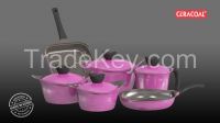 CERACOAL LAVA COOKWARE SET - 10PCS