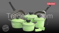 CERACOAL LAVA COOKWARE SET - 10PCS