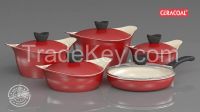 CERACOAL LAVA COOKWARE SET - 12PCS