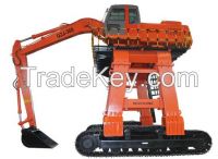 Crawler type hydraulic excavator