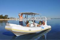 LIYA 6.6m 22 feet hypalon boat rigid hull inflatable boat