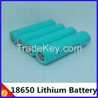 3.7v 18650 rechargeabe lithium battery