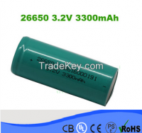 26650 battery 3.2V 3300mAh with great quality and competitive price