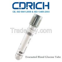 CDRICH Evacuated Blood Glucose Collection Glass/PET Tube