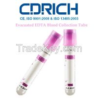 CDRICH Evacuated EDTA Blood Collection Tube with K3/K2