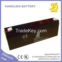 Deep cycle rechargeable sealed lead acid battery 12v2.3ah