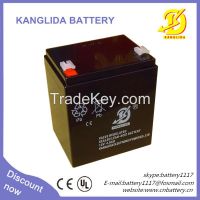 AGM storage battery pack 12v4ah for fire alarm system