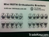 orthodontic MIM roth brackets