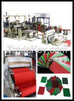 Floor mat/Soft plastic sheet production line machine