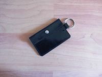 Leather Keychain With Credit Card