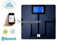Wholesale Bluetooth Body Fat Scale Health Care Analyzer Easily Controlled by iOS/Android Smartphones