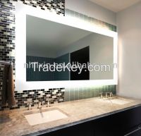 Rectangle Backlit Bathroom Mirror