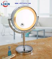 Wholesale Cosmetic Dressing Table Two Ways Mirror With LED Light Standing Mirror