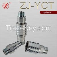 ZJ-YCT Agricultural push and pull type hydraulic quick coupling ISO5675(steel)