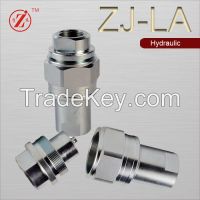ZJ-LA thread locked type hydraulic quick coupling/coupler
