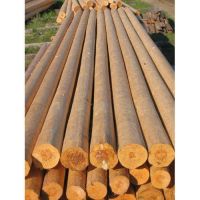 Wooden poles