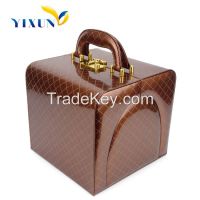 High Quality Customized Handmade Luxury Leather Jewelry Box