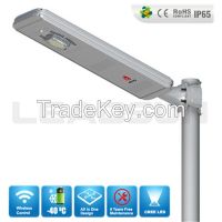 Aluminum alloy super bright all in one solar street light solar power street light