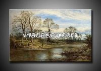 Decorative Handmade Landscape Oil Painting For Home