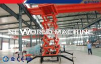 Self - Propelled Red Hydraulic Lift Table / Hydraulic Elevating Platform