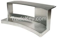 Stainless steel sheet metal cabinet. TIG welded for medical or Semiconductor industry. perfectly grinded with hairline finish