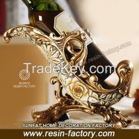 Modern home decoration items Resin wine rack new china product for sale