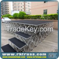 Square Platform Smart Stage/Adjustable Legs Stage/ aluminum stage