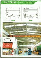 Single girder crane with mono-rail hoist