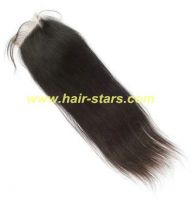 Human virgin hair lace top closure