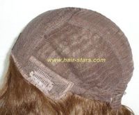 Silk top back wefted made Jewish wig