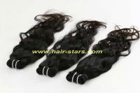 Natural wave remy hair weft