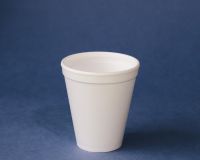 Foam cups and containers made of Expanded Polystyrene (EPS), foam and plastic lids for cups and containers