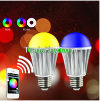 App based WiFi smart led bulb with Gateway 10w E26 with UL &RoHs certificates