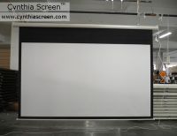 Cynthia Screen HD Matte White Motorized Projector Projection Screen (120 Inch)