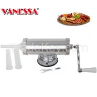 2LBS Hand Operated Sausage Filler homemade meat stuffing machine
