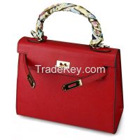 Genuine Leather Handbags H design with original leather lady Messenger bags 