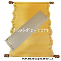 Royal Scroll Wedding Cards