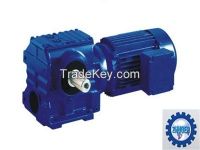 High Speed Helical Worm Gear Reducer / Gearbox Speed Reducer with Motor