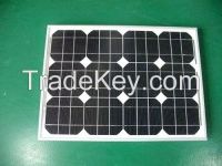 Big size Mono solar panel 20w