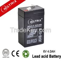 6v 4ah agm battery for emergency lighting 